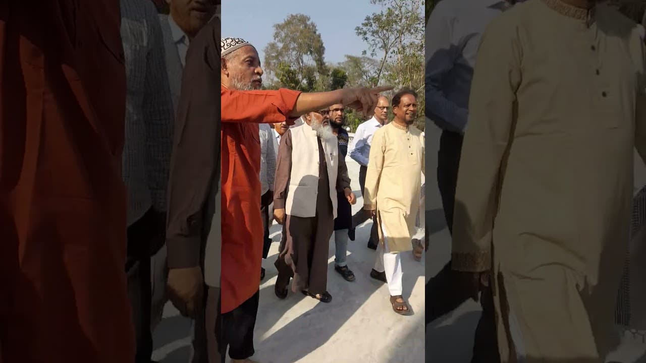 রাঙ্গুনিয়া উপজেলা মডেল মসজিদ পরিদর্শন করেন ধর্ম উপদেষ্টা  আল্লামা ডক্টর   আ ফ ম খালেদ হোসেন।