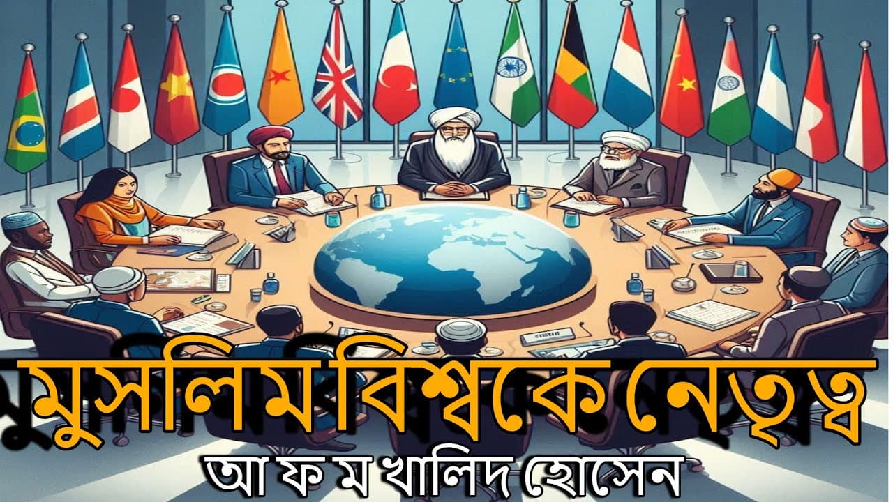 মুসলিম বিশ্বকে নেতৃত্ব শূন্য করতে চাইছে ইসরাইল? অ.ফ.ম খালেদ হোসাইন A F M Khalid Hossain Bangla Waz