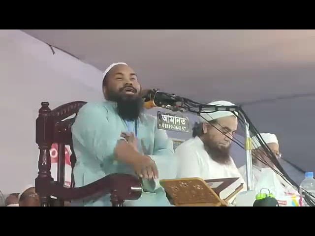 ধর্ম উপদেষ্টা আ.ফ.ম. খালিদ হোসেন কে মন্দিরের যাওয়া জন্য কঠিন ধোলাই করলেন।