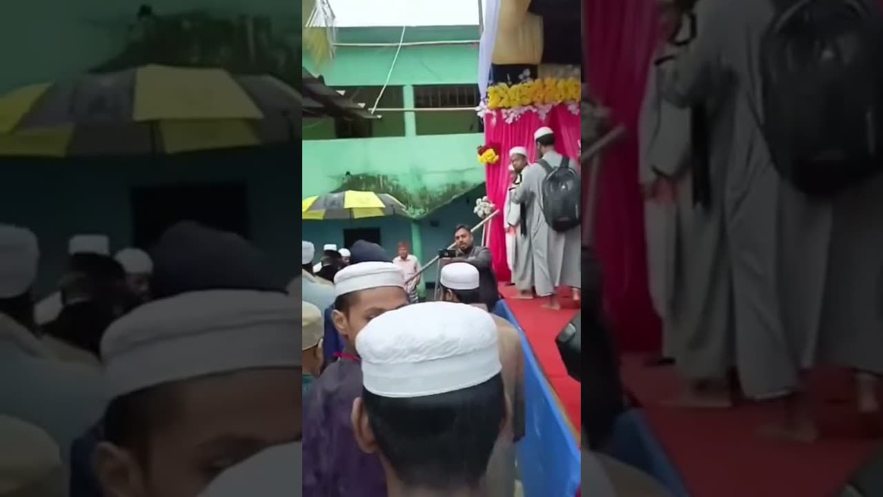 ধর্ম উপদেষ্টা ড.আ.ম.খালিদ হোসেন ও মাওলানা নুরুল্লাহ আল বাঁশির লালমনিরহাট