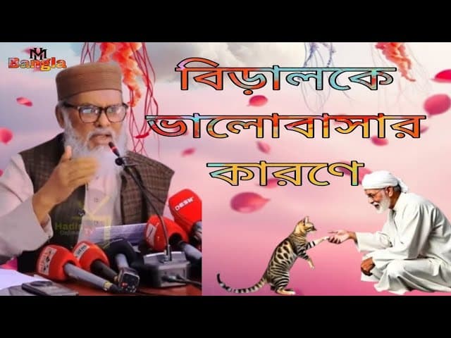 আল্লাহ পাক গুনাহ ক্ষমা করে দিয়েছে বিড়ালকে ভালোবাসার কারণে  a f m khalid hossain MH Bangla